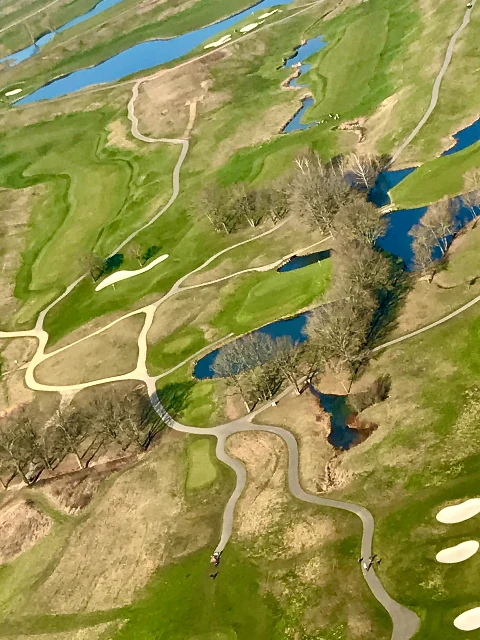 La vallée de Chevreuse vue du ciel